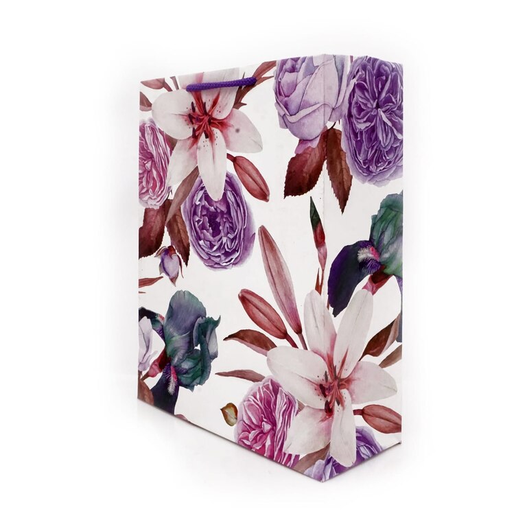Lilly Flower Paper Bag